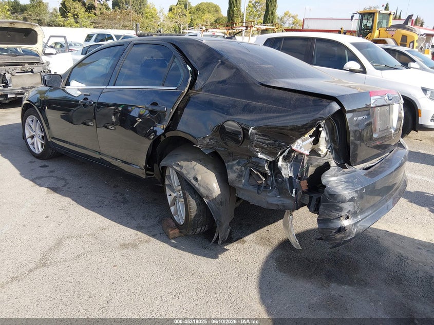 2012 Ford Fusion VIN 3FAHP0JA8CR322823 IAAI salvage auction — REAR END, Salvage (California), sold $275 on 2026-07-09 (photo 3)