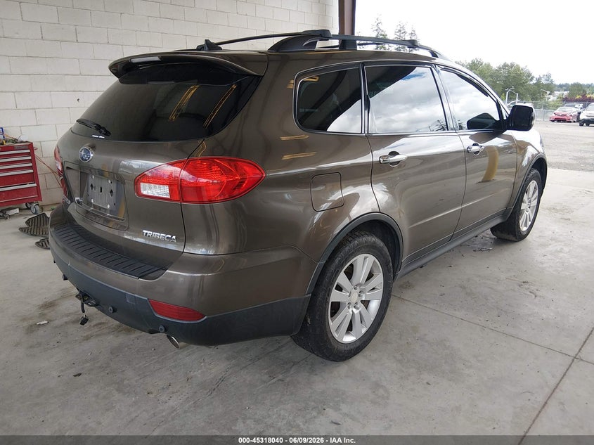 2009 Subaru Tribeca VIN 4S4WX90DX94402364 IAAI salvage auction — LEFT REAR, Bill Of Sale (Washington), sold $400 on 2026-07-08 (photo 4)