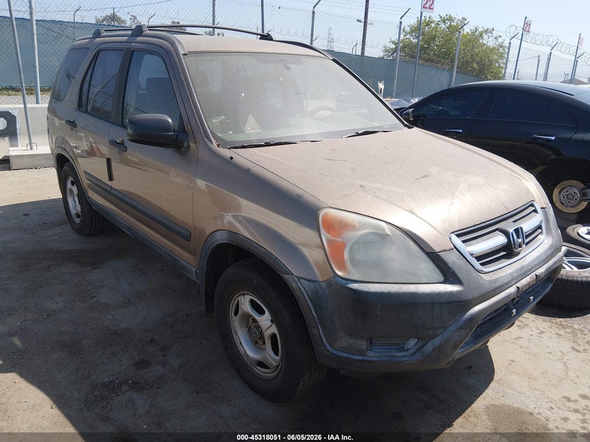 2002 Honda Cr-v VIN JHLRD68422C021748 IAAI salvage auction — NORMAL WEAR, App For Dup Clear (California), sold $475 on 2026-07-15 (photo 1)