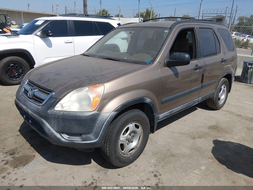 2002 Honda Cr-v VIN JHLRD68422C021748 IAAI salvage auction — NORMAL WEAR, App For Dup Clear (California), sold $475 on 2026-07-15 (photo 2)