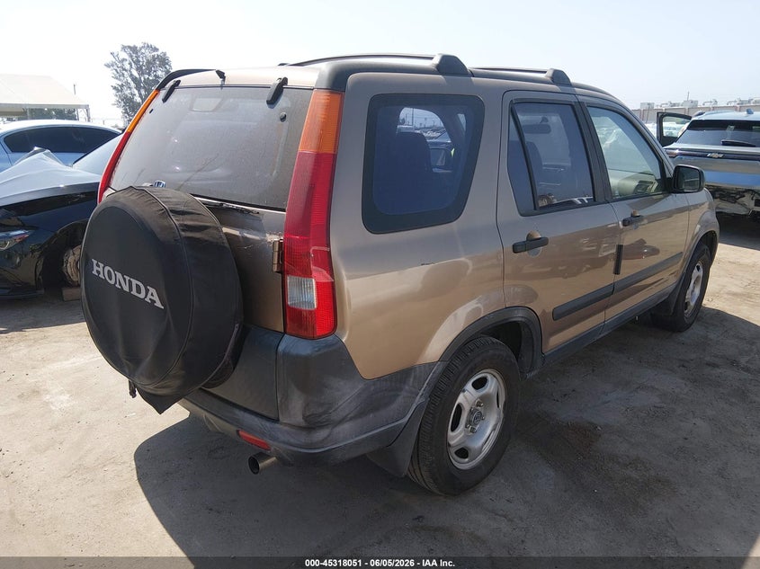 2002 Honda Cr-v VIN JHLRD68422C021748 IAAI salvage auction — NORMAL WEAR, App For Dup Clear (California), sold $475 on 2026-07-15 (photo 4)