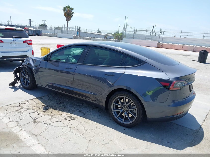 2023 Tesla Model 3 VIN 5YJ3E1EB2PF712276 IAAI salvage auction — FRONT END, Salvage Title, sold $8,650 on 2026-07-15 (photo 3)