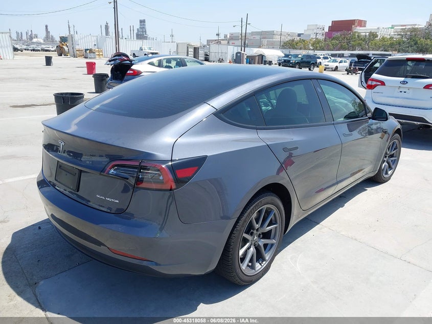 2023 Tesla Model 3 VIN 5YJ3E1EB2PF712276 IAAI salvage auction — FRONT END, Salvage Title, sold $8,650 on 2026-07-15 (photo 4)