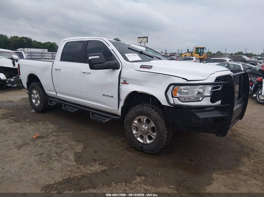 2024 Ram 2500 VIN 3C6UR5DLXRG390095 IAAI salvage auction — ROLLOVER, Salvage (Arkansas), sold $15,100 on 2026-07-29 (photo 1)