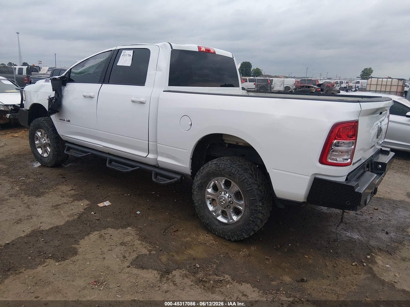 2024 Ram 2500 VIN 3C6UR5DLXRG390095 IAAI salvage auction — ROLLOVER, Salvage (Arkansas), sold $15,100 on 2026-07-29 (photo 3)