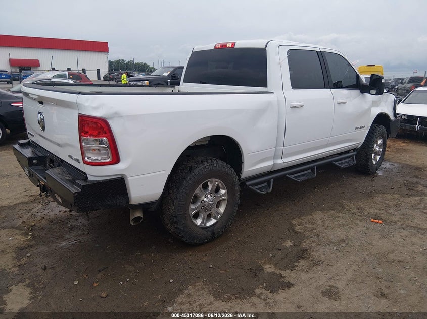 2024 Ram 2500 VIN 3C6UR5DLXRG390095 IAAI salvage auction — ROLLOVER, Salvage (Arkansas), sold $15,100 on 2026-07-29 (photo 4)