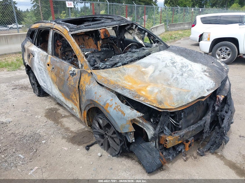 2023 Kia Sportage VIN KNDPXCAG5P7034539 IAAI salvage auction — INTERIOR BURN, Salvage Title, sold $25 on 2026-07-22 (photo 1)