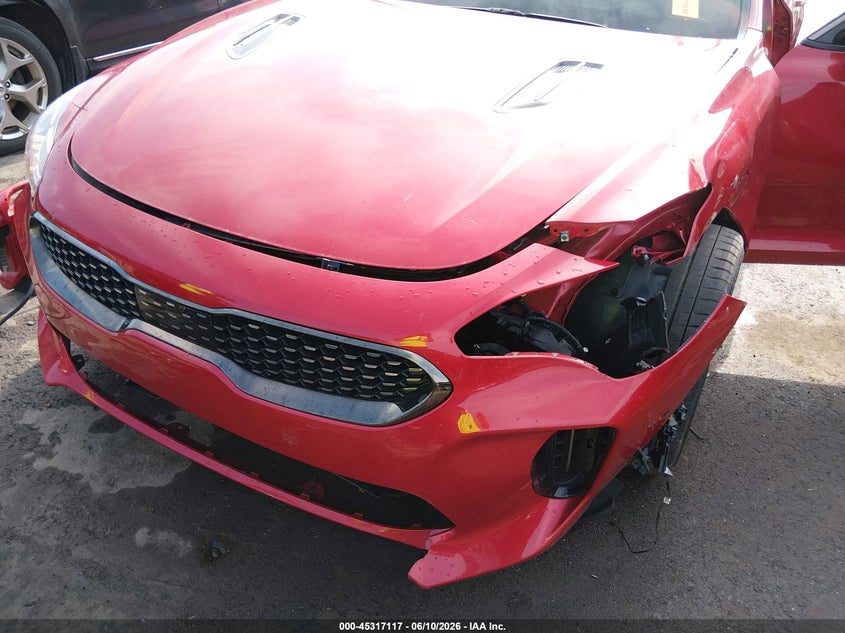2022 Kia Stinger VIN KNAE45LCXN6109189 IAAI salvage auction — FRONT END, Salvage (Ohio), sold $4,850 on 2026-07-28 (photo 6)