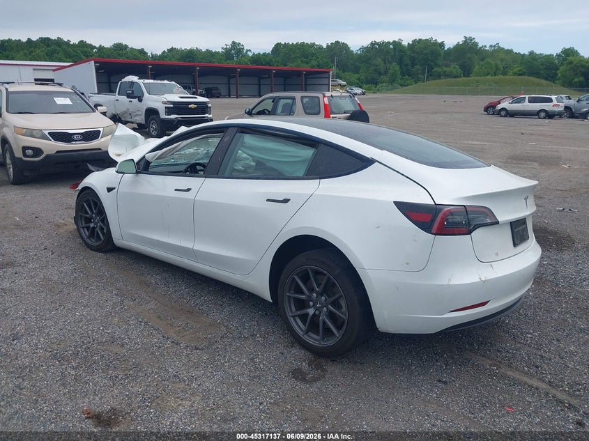2023 Tesla Model 3 VIN 5YJ3E1EA1PF593840 IAAI salvage auction — FRONT END, Salvage (Arizona), sold $2,975 on 2026-08-01 (photo 3)