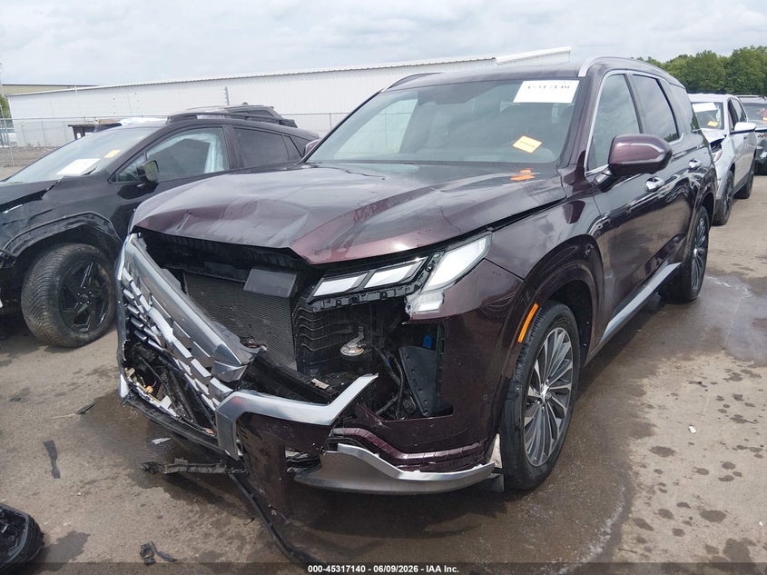 2024 Hyundai Palisade VIN KM8R7DGE5RU692415 IAAI salvage auction — FRONT END, Salvage Title, sold $11,800 on 2026-07-28 (photo 6)