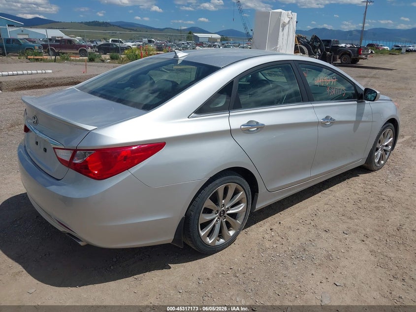 2013 Hyundai Sonata VIN 5NPEC4AC7DH633147 IAAI salvage auction — HAIL, Salvage (Idaho), sold $200 on 2026-07-29 (photo 4)