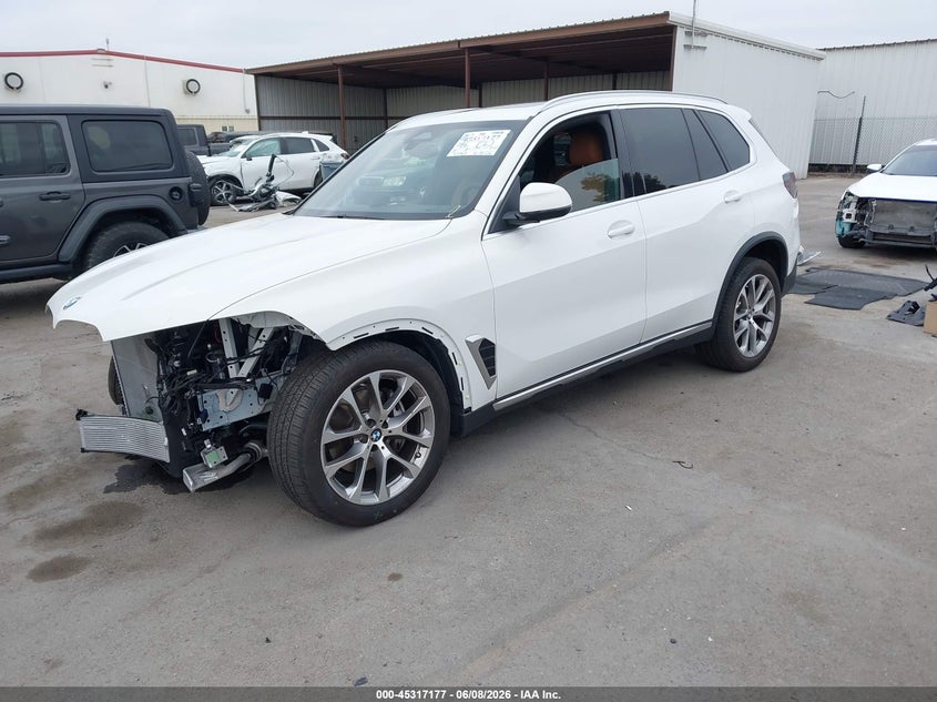 2026 BMW X5 VIN 5UX23EU05T9196023 IAAI salvage auction — FRONT END, Salvage Title, sold $33,250 on 2026-07-30 (photo 2)