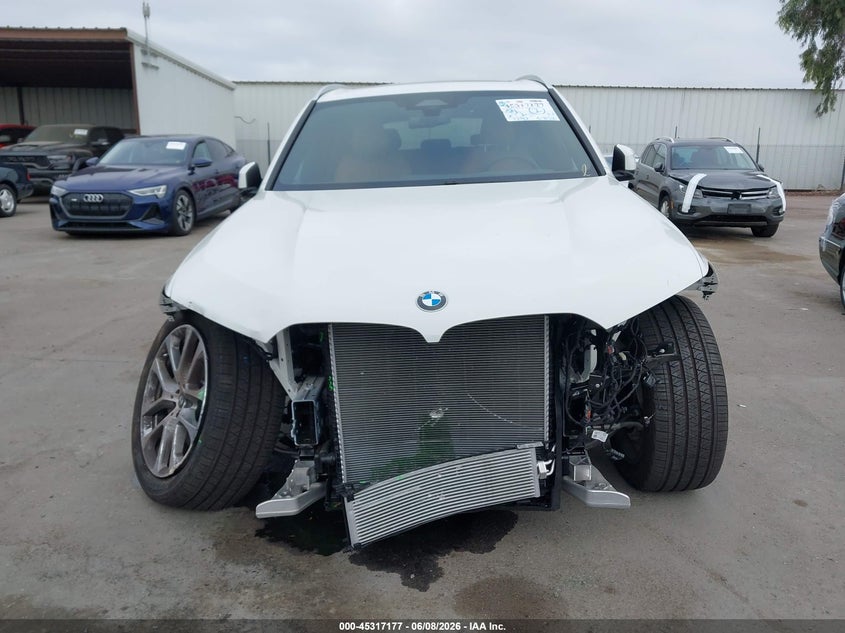 2026 BMW X5 VIN 5UX23EU05T9196023 IAAI salvage auction — FRONT END, Salvage Title, sold $33,250 on 2026-07-30 (photo 6)