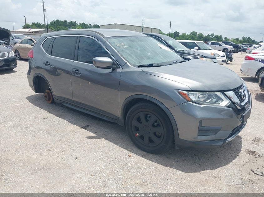 2017 Nissan Rogue VIN JN8AT2MT7HW133086 IAAI salvage auction — RIGHT SIDE, Original (Texas), sold $1,800 on 2026-07-15 (photo 1)