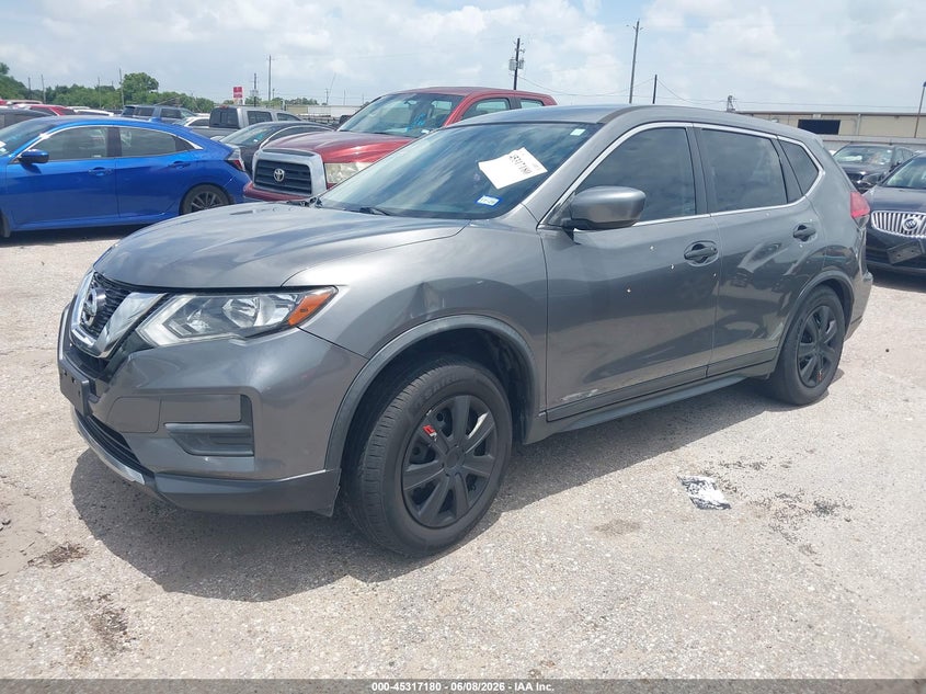 2017 Nissan Rogue VIN JN8AT2MT7HW133086 IAAI salvage auction — RIGHT SIDE, Original (Texas), sold $1,800 on 2026-07-15 (photo 2)