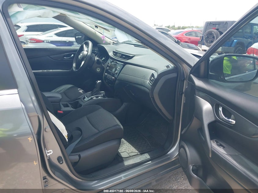 2017 Nissan Rogue VIN JN8AT2MT7HW133086 IAAI salvage auction — RIGHT SIDE, Original (Texas), sold $1,800 on 2026-07-15 (photo 5)