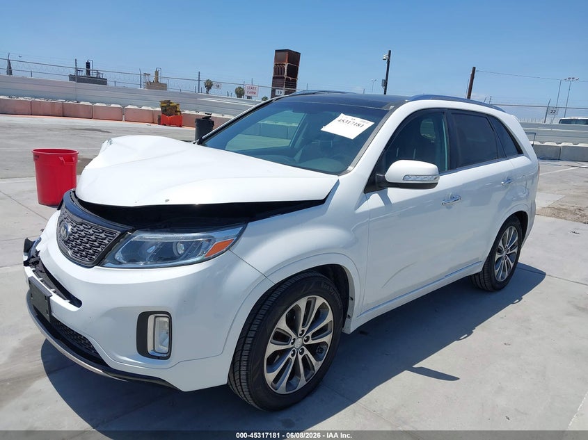 2015 Kia Sorento VIN 5XYKW4A75FG589575 IAAI salvage auction — FRONT END, Salvage Title, sold $1,100 on 2026-07-08 (photo 2)