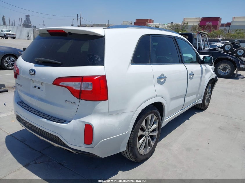 2015 Kia Sorento VIN 5XYKW4A75FG589575 IAAI salvage auction — FRONT END, Salvage Title, sold $1,100 on 2026-07-08 (photo 4)