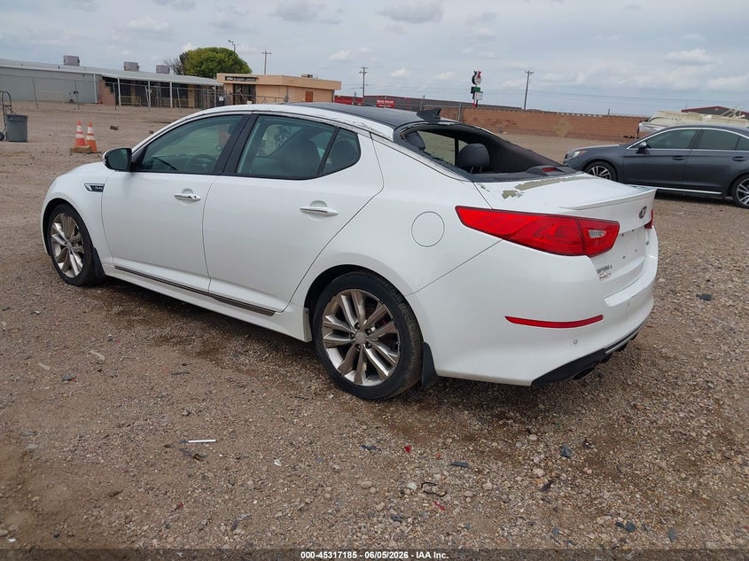 2015 Kia Optima VIN 5XXGR4A64FG380336 IAAI salvage auction — HAIL, Salvage Title, sold $25 on 2026-07-29 (photo 3)