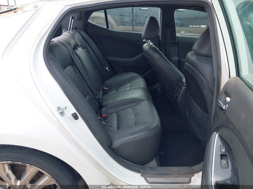 2015 Kia Optima VIN 5XXGR4A64FG380336 IAAI salvage auction — HAIL, Salvage Title, sold $25 on 2026-07-29 (photo 8)