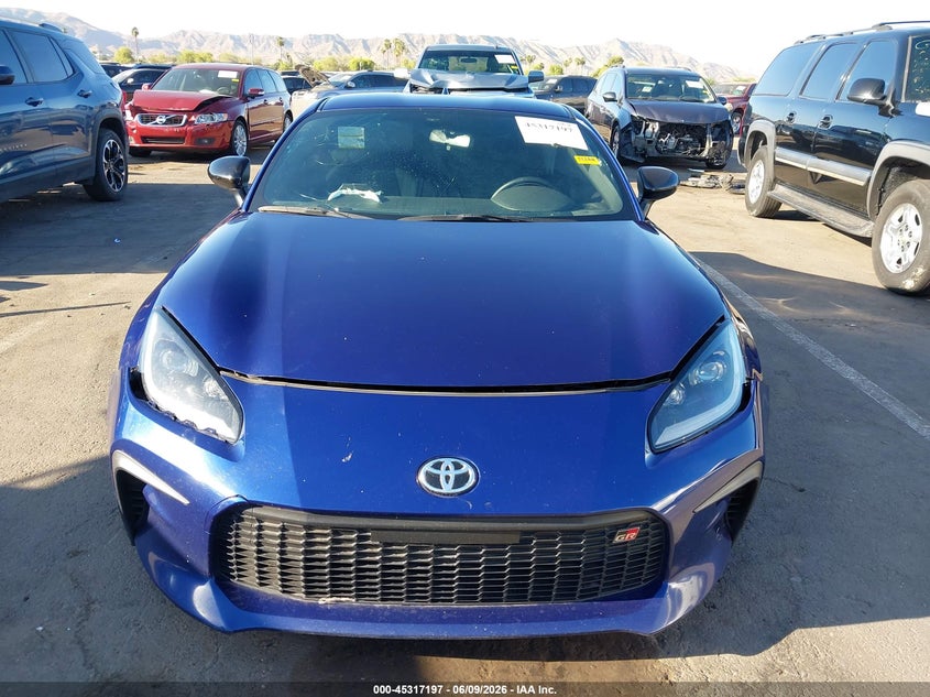 2022 Toyota Gr 86 VIN JF1ZNBB18N9757683 IAAI salvage auction — FRONT END, Salvage Title, sold $8,200 on 2026-07-28 (photo 6)