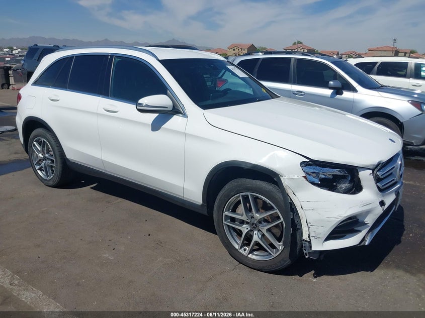 2019 Mercedes-benz Glc VIN WDC0G4JB9KV146934 IAAI salvage auction — RIGHT FRONT, Salvage (Arizona), sold $5,500 on 2026-07-07 (photo 1)