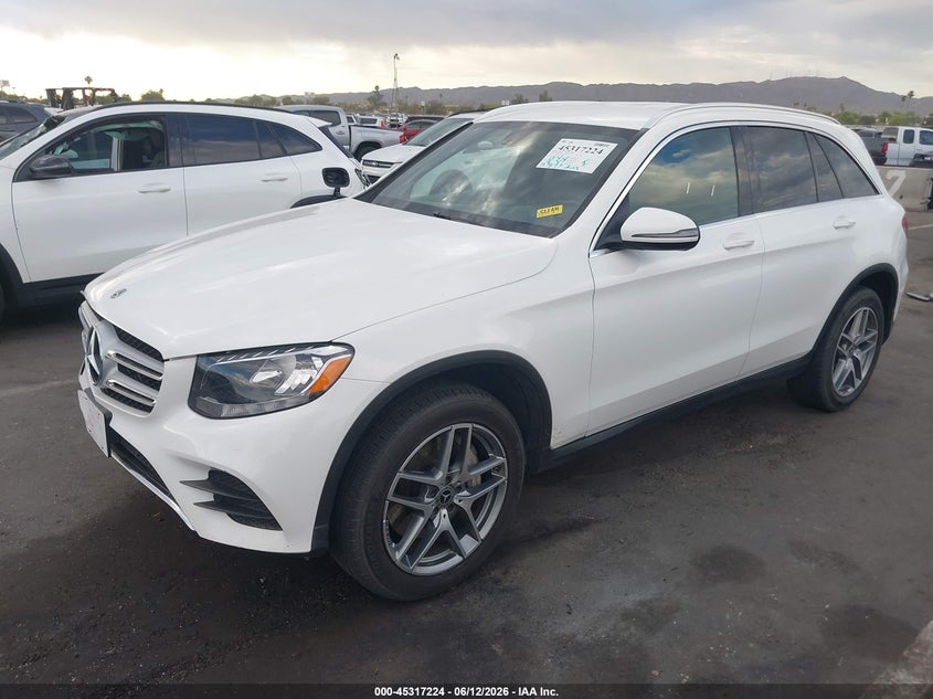 2019 Mercedes-benz Glc VIN WDC0G4JB9KV146934 IAAI salvage auction — RIGHT FRONT, Salvage (Arizona), sold $5,500 on 2026-07-07 (photo 2)