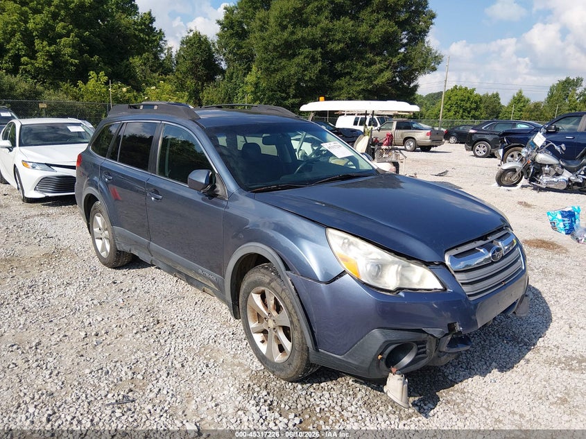 2014 Subaru Outback VIN 4S4BRBLC4E3244008 IAAI salvage auction — FRONT END, Salvage Title, sold $225 on 2026-08-31 (photo 1)