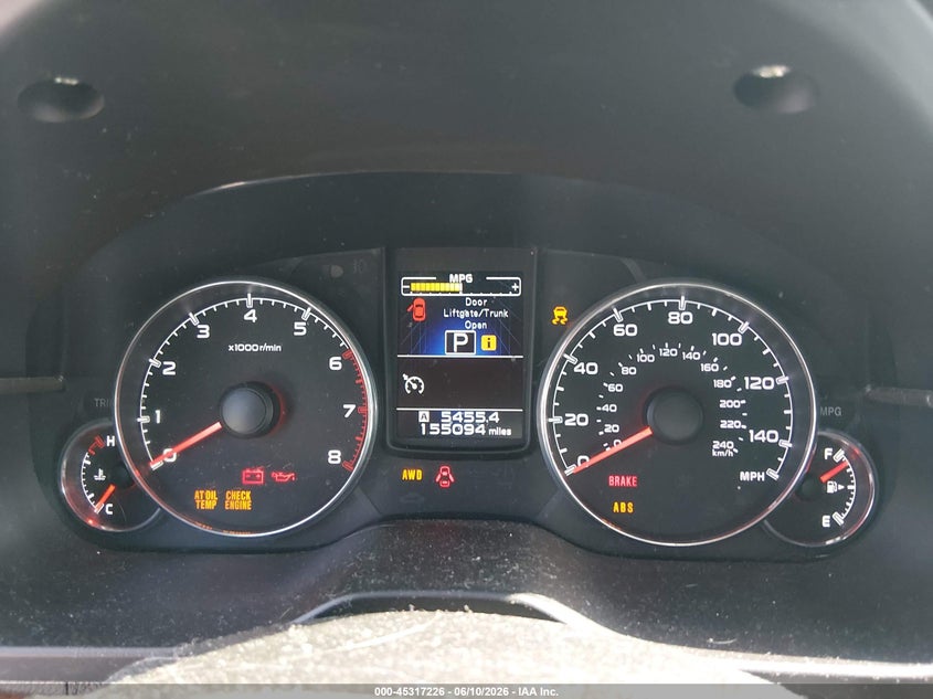 2014 Subaru Outback VIN 4S4BRBLC4E3244008 IAAI salvage auction — FRONT END, Salvage Title, sold $225 on 2026-08-31 (photo 7)