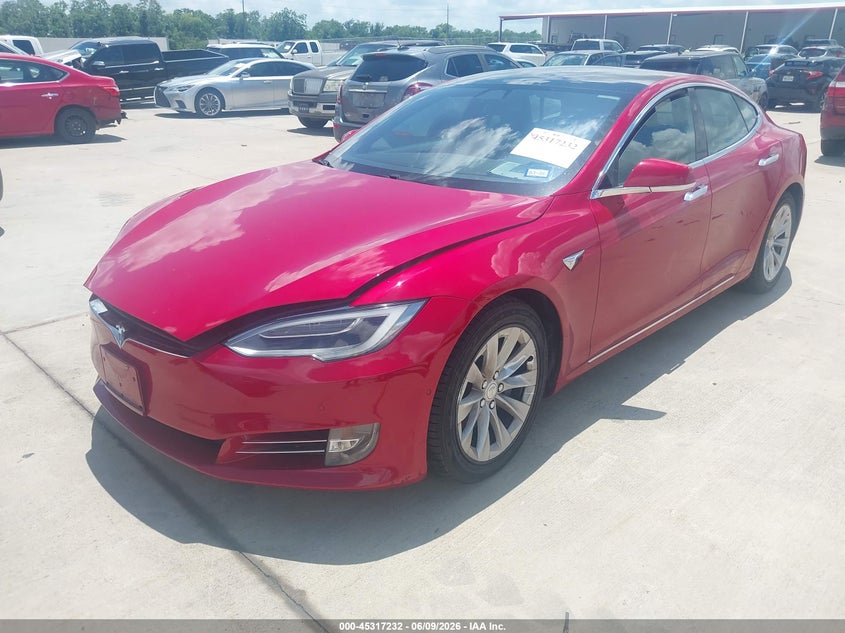 2017 Tesla Model s VIN 5YJSA1E20HF198453 IAAI salvage auction — WATER/FLOOD, Salvage Title, sold $4,250 on 2026-07-10 (photo 2)
