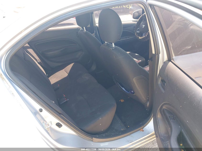 2018 Mitsubishi Mirage VIN ML32F3FJ5JHF15092 IAAI salvage auction — NORMAL WEAR, Clear (Indiana), sold $775 on 2026-07-08 (photo 8)