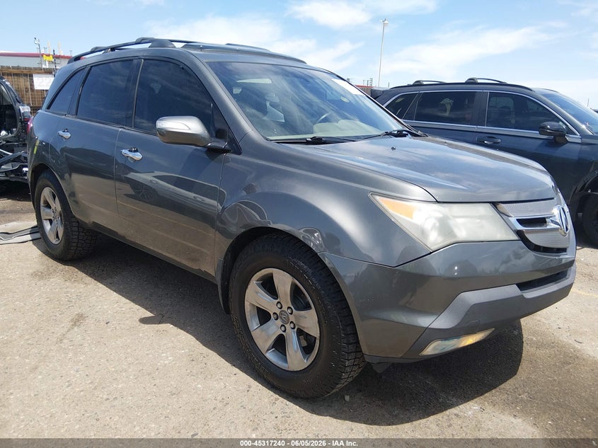 2007 Acura Mdx VIN 2HNYD28817H528420 IAAI salvage auction — LEFT SIDE, Salvage (Colorado), sold $25 on 2026-07-11 (photo 1)
