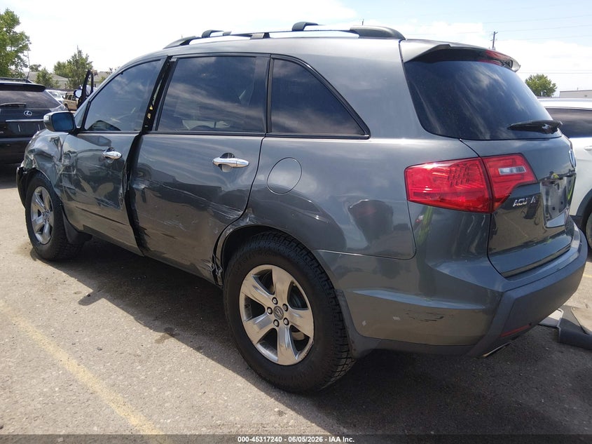 2007 Acura Mdx VIN 2HNYD28817H528420 IAAI salvage auction — LEFT SIDE, Salvage (Colorado), sold $25 on 2026-07-11 (photo 3)