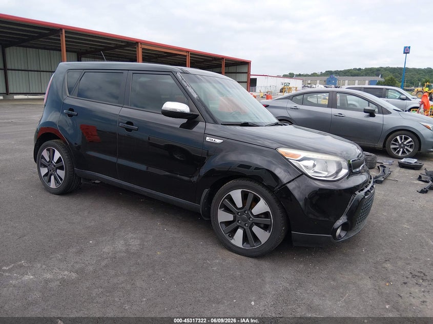 2015 Kia Soul VIN KNDJX3A51F7150971 IAAI salvage auction — LEFT SIDE, Salvage Title, sold $850 on 2026-07-21 (photo 1)
