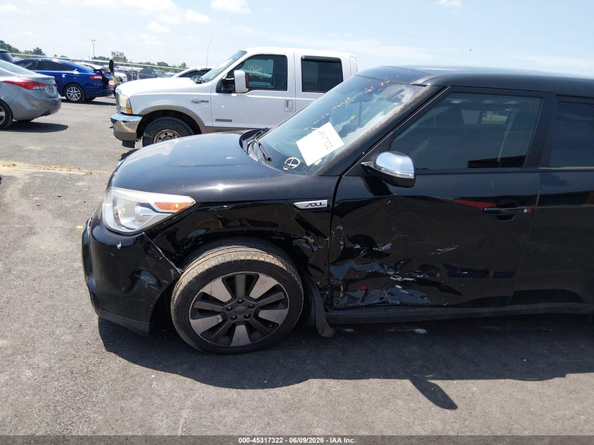 2015 Kia Soul VIN KNDJX3A51F7150971 IAAI salvage auction — LEFT SIDE, Salvage Title, sold $850 on 2026-07-21 (photo 6)