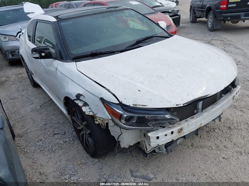 2014 Scion Tc VIN JTKJF5C7XE3073433 IAAI salvage auction — FRONT END, Salvage Title, sold $425 on 2026-07-15 (photo 1)