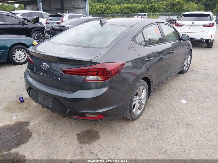 2020 Hyundai Elantra VIN 5NPD84LF7LH557593 IAAI salvage auction — REAR END, Salvage Title, sold $2,550 on 2026-07-29 (photo 4)