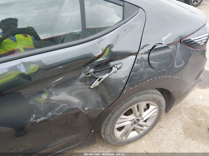 2020 Hyundai Elantra VIN 5NPD84LF7LH557593 IAAI salvage auction — REAR END, Salvage Title, sold $2,550 on 2026-07-29 (photo 6)