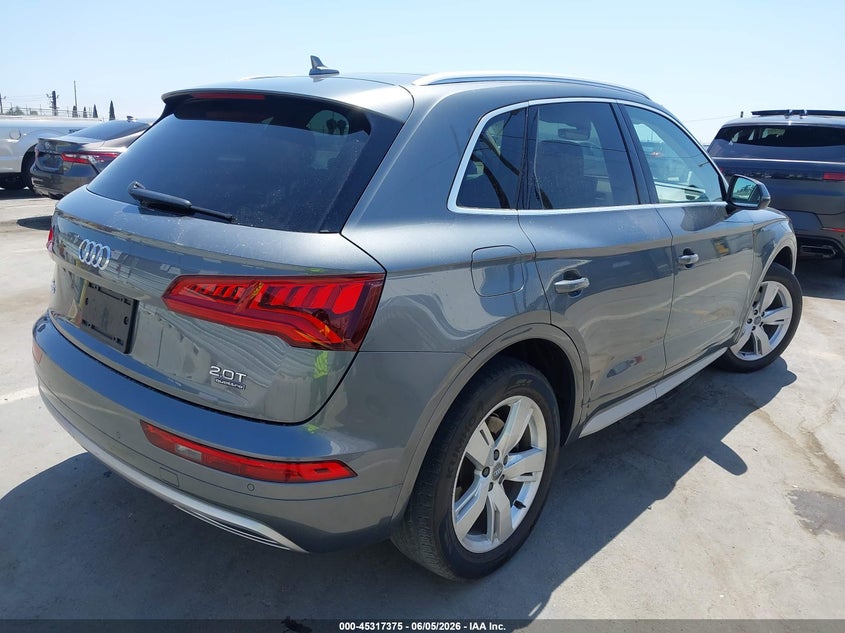 2018 Audi Q5 VIN WA1BNAFY4J2161528 IAAI salvage auction — LEFT SIDE, Salvage Title, sold $8,150 on 2026-07-15 (photo 4)