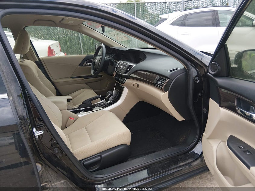 2017 Honda Accord VIN JHMCR6F35HC013312 IAAI salvage auction — HAIL, Salvage (Kansas), sold $5,600 on 2026-07-17 (photo 5)