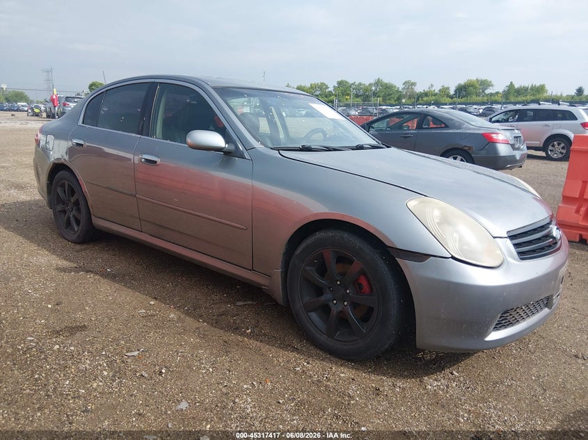 2005 Infiniti G VIN JNKCV51F15M308856 IAAI salvage auction — NORMAL WEAR, Clear (Illinois), sold $425 on 2026-07-22 (photo 1)