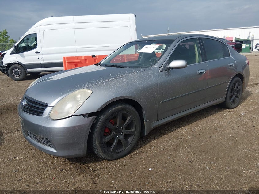 2005 Infiniti G VIN JNKCV51F15M308856 IAAI salvage auction — NORMAL WEAR, Clear (Illinois), sold $425 on 2026-07-22 (photo 2)