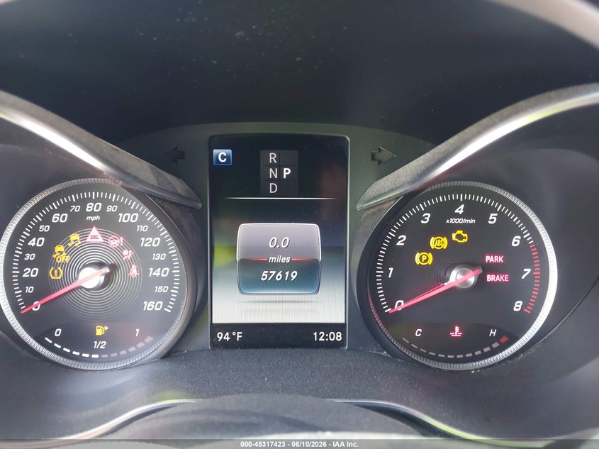 2018 Mercedes-benz C-klasse VIN WDDWF4JB0JR422806 IAAI salvage auction — WATER/FLOOD, Salvage Title, sold $4,750 on 2026-08-19 (photo 7)