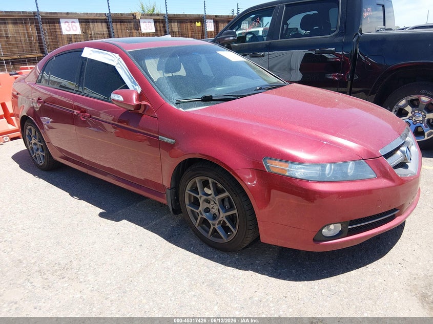 2007 Acura Tl VIN 19UUA76597A039234 IAAI salvage auction — LEFT SIDE, Salvage (Colorado), sold $300 on 2026-07-28 (photo 1)