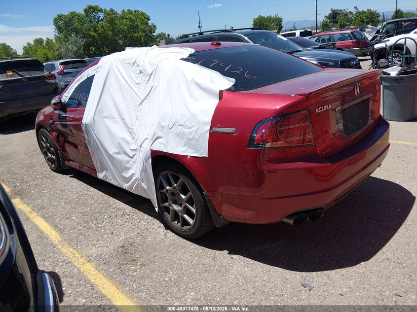 2007 Acura Tl VIN 19UUA76597A039234 IAAI salvage auction — LEFT SIDE, Salvage (Colorado), sold $300 on 2026-07-28 (photo 3)