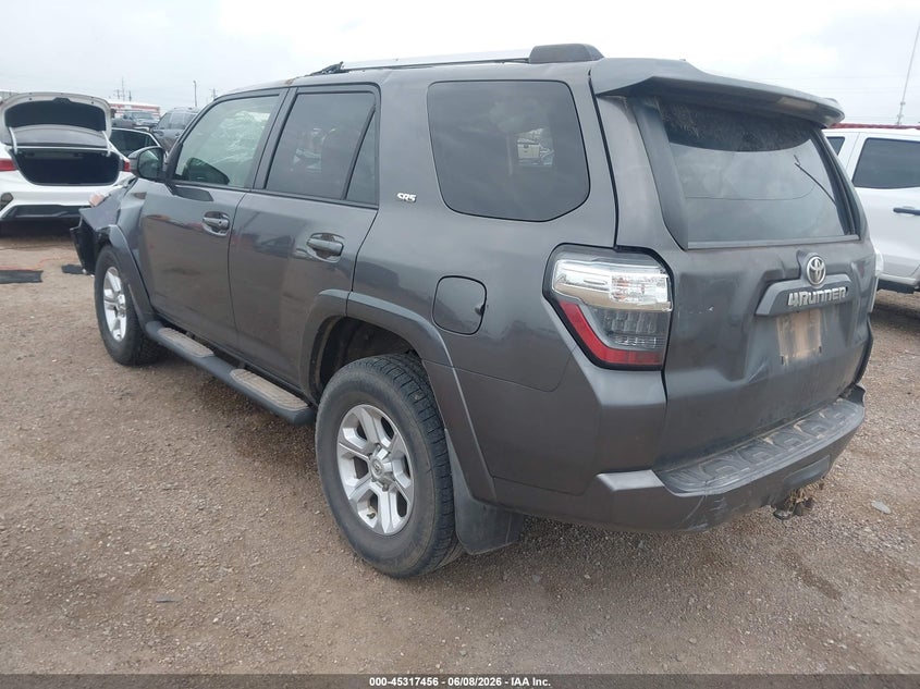 2019 Toyota 4runner VIN JTEZU5JR3K5195440 IAAI salvage auction — ROLLOVER, Salvage (Texas), sold $4,750 on 2026-07-30 (photo 3)