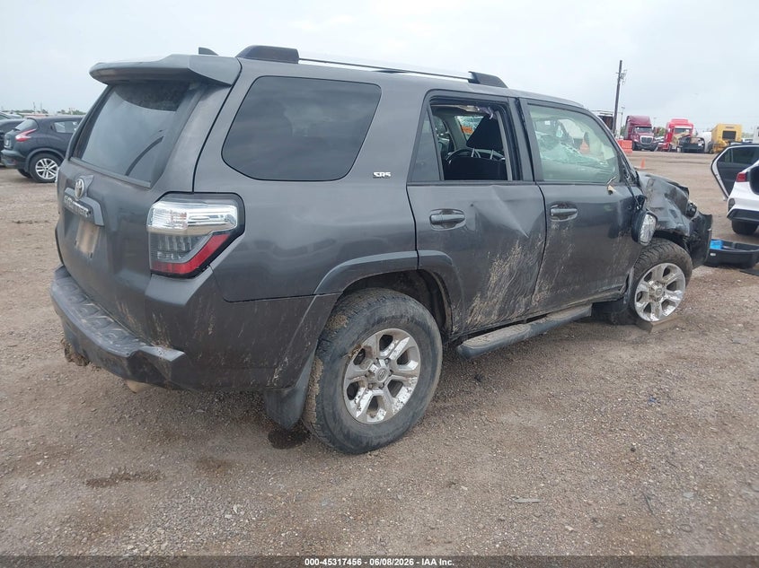 2019 Toyota 4runner VIN JTEZU5JR3K5195440 IAAI salvage auction — ROLLOVER, Salvage (Texas), sold $4,750 on 2026-07-30 (photo 4)