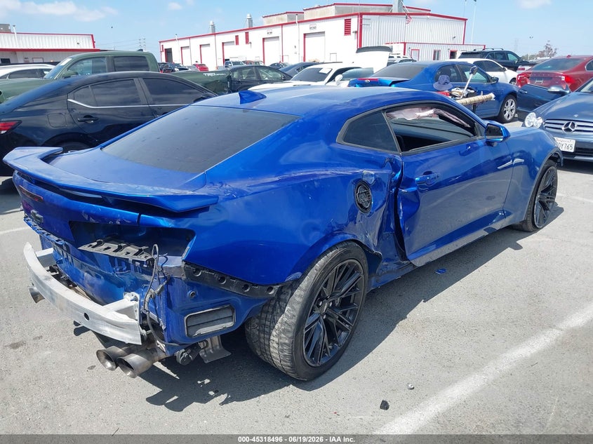 2017 Chevrolet Camaro VIN 1G1FK1R62H0190678 IAAI salvage auction — FRONT & REAR, Salvage (California), sold $15,800 on 2026-07-30 (photo 4)