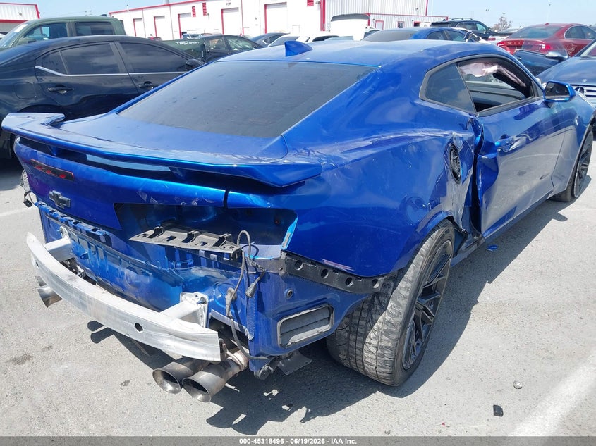 2017 Chevrolet Camaro VIN 1G1FK1R62H0190678 IAAI salvage auction — FRONT & REAR, Salvage (California), sold $15,800 on 2026-07-30 (photo 6)