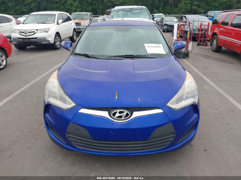 2012 Hyundai Veloster VIN KMHTC6AD9CU027277 IAAI salvage auction — NORMAL WEAR, Clear (North Carolina), sold $500 on 2026-07-22 (photo 6)